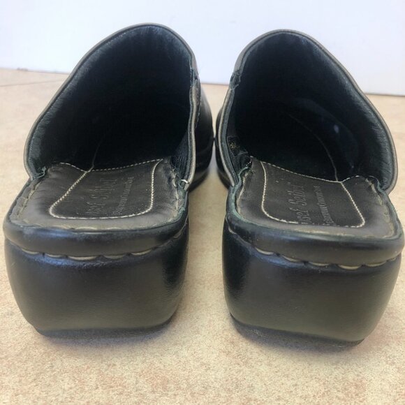 Josef Seibel Metallic Bronze Leather Mule Clogs Size 39 (8.5 US) - Picture 7 of 11